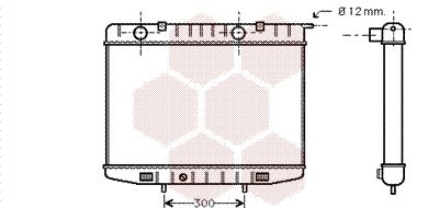 VAN WEZEL Radiaator,mootorijahutus 37002214